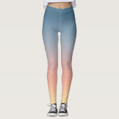 Sunset Ombre Gradient Leggings (Vorderseite)