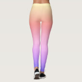 Sunset Ombre Gradient Leggings (Rückseite)