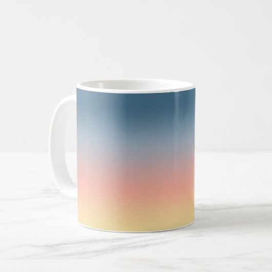 Sunset Ombre Gradient Tasse (Vorderseite Links)
