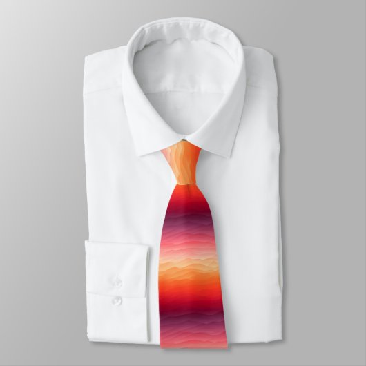 Sunset Ombre Krawatte (Gebunden)