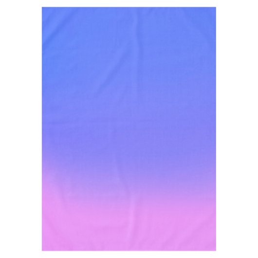 Sunset Ombre Pink & Blue Tischdecke (Vorderseite)