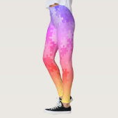 Sunset Ombre Puzzles Leggings (Links)