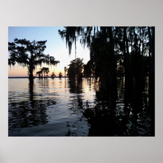 Sunset on Bayou Black, Morgan City, Louisiana Poster (Vorne)