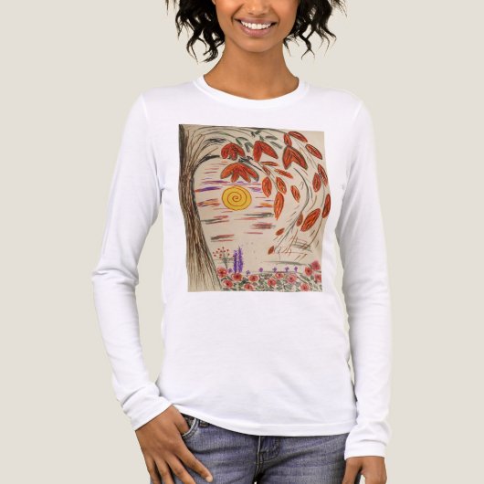 Sunset on boulevard T-Shirt Tri-Blend Shirt (Vorderseite)