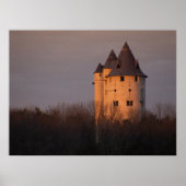 Sunset on Castle Gwynn Poster (Vorne)