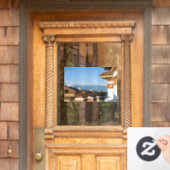 Sunset on Dochula Pass - Bhutan, Himalaya Fensteraufkleber (Haustür)