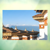 Sunset on Dochula Pass - Bhutan, Himalaya Fensteraufkleber (Blatt 3)