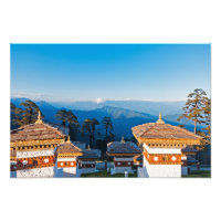 Sunset on Dochula Pass - Bhutan, Himalaya