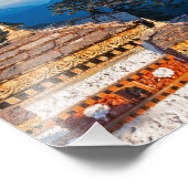 Sunset on Dochula Pass - Bhutan, Himalaya Fotodruck (Ecke)