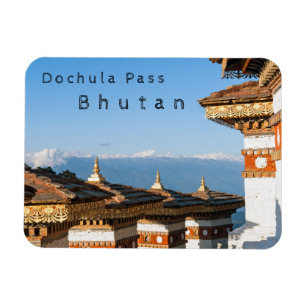 Sunset on Dochula Pass - Bhutan, Himalaya Magnet