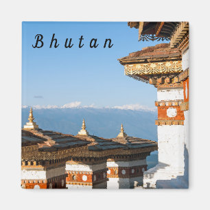 Sunset on Dochula Pass - Bhutan, Himalaya Magnet