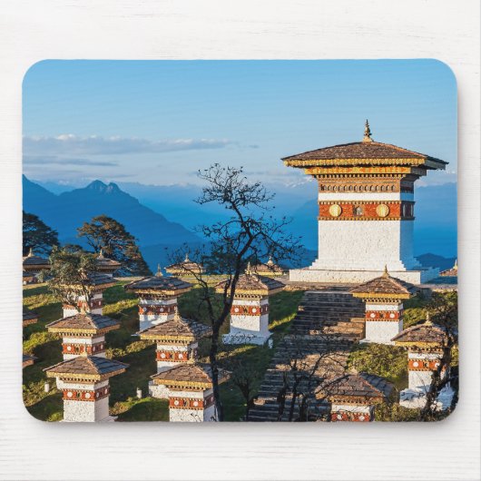 Sunset on Dochula Pass - Bhutan, Himalaya Mousepad (Vorne)