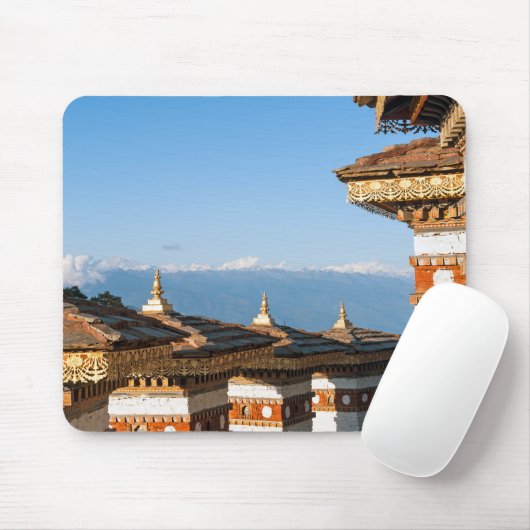 Sunset on Dochula Pass - Bhutan, Himalaya Mousepad (Mit Mouse)