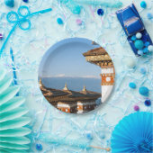 Sunset on Dochula Pass - Bhutan, Himalaya Pappteller (Party)