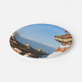 Sunset on Dochula Pass - Bhutan, Himalaya Pappteller (Schrägansicht)