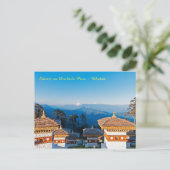 Sunset on Dochula Pass - Bhutan, Himalaya Postkarte (Stehend Vorderseite)