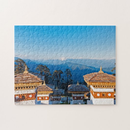 Sunset on Dochula Pass - Bhutan, Himalaya Puzzle (Horizontal)
