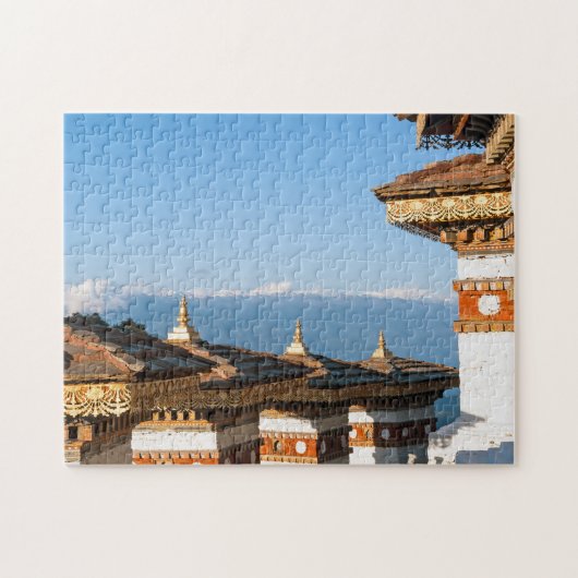 Sunset on Dochula Pass - Bhutan, Himalaya Puzzle (Horizontal)