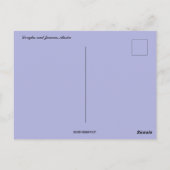 Sunset on Douglas und Juneau Alaska Postkarte (Rückseite)