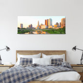 Sunset on Downtown Columbus, Ohio Leinwanddruck (Insitu (Schlafzimmer))