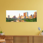 Sunset on Downtown Columbus, Ohio Leinwanddruck (Insitu (Wohnzimmer))
