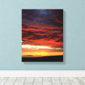 Sunset on Islay, Schottland Leinwanddruck (Insitu (Holzboden))