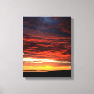Sunset on Islay, Schottland Leinwanddruck