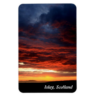 Sunset on Islay, Schottland Magnet