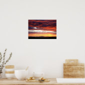 Sunset on Islay, Schottland Poster (Küche)