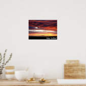 Sunset on Islay, Schottland Poster (Küche)