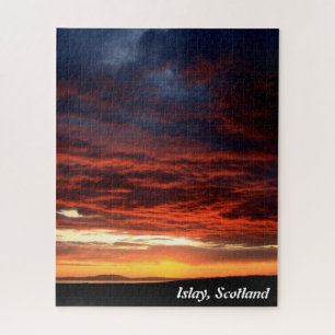 Sunset on Islay, Schottland Puzzle