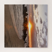 Sunset on Kauaii - Hawaii - 20x20 - 676 pc Puzzle (Horizontal)