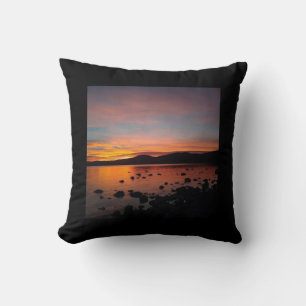 Sunset on Lake Tahoe Kissen