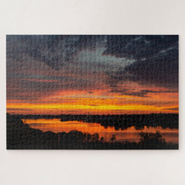 Sunset on Manistee Puzzle