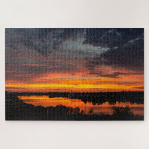 Sunset on Manistee Puzzle