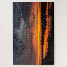 Sunset on Manistee Puzzle