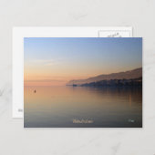 Sunset on Montreux Postkarte (Vorne/Hinten)