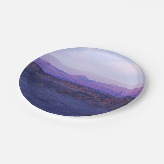 Sunset on Moon Valley - Chile Pappteller (Schrägansicht)