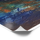 "Sunset on Moreton Bay" Poster (Ecke)