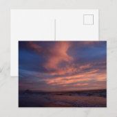 Sunset on Morro Strand Postkarte (Vorne/Hinten)
