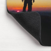 Sunset on Mt Whitney - John Muir Trail Mousepad (Ecke)