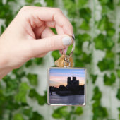 Sunset on Notre Dame de Paris - Paris, Frankreich Schlüsselanhänger (Hand)