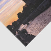 Sunset on Notre Dame de Paris - Paris, Frankreich Seidenpapier (Ausschnitt)