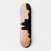 Sunset on Notre Dame de Paris - Paris, Frankreich Skateboard (Vorne)