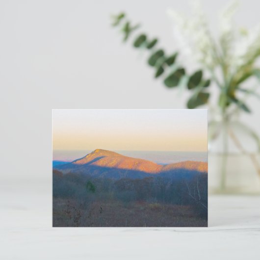 Sunset on Old Rag Mountain, Shenandoah NP, VA Postkarte (Stehend Vorderseite)