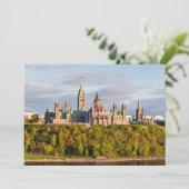 Sunset on Parliament Hill - Ottawa Einladung (Stehend Vorderseite)