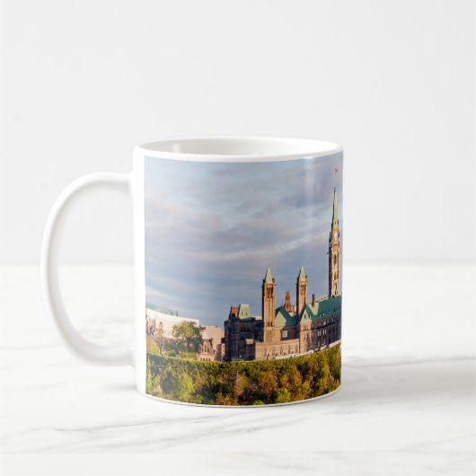 Sunset on Parliament Hill - Ottawa Kaffeetasse (Links)