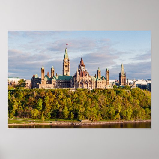 Sunset on Parliament Hill - Ottawa Poster (Vorne)