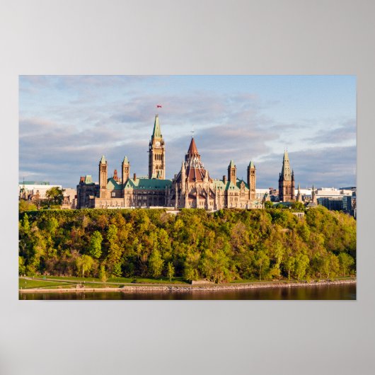 Sunset on Parliament Hill - Ottawa Poster (Vorne)
