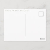 Sunset on Parliament Hill - Ottawa Postkarte (Rückseite)